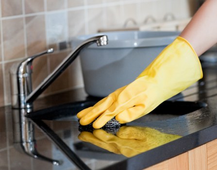 Modern office cleaning service in Docklands with a professional workplace setting
