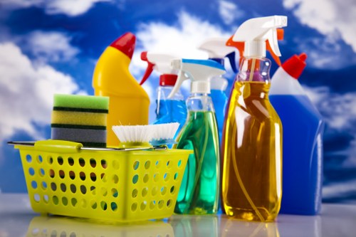 Professional house cleaning for a modern Docklands apartment exterior view