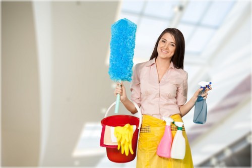 Bathroom cleaning for a Docklands rental property before checkout