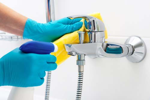 Professional one off cleaning service for a Docklands apartment interior