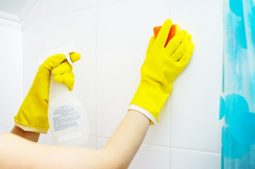 Carpet cleaning process for a modern Docklands home